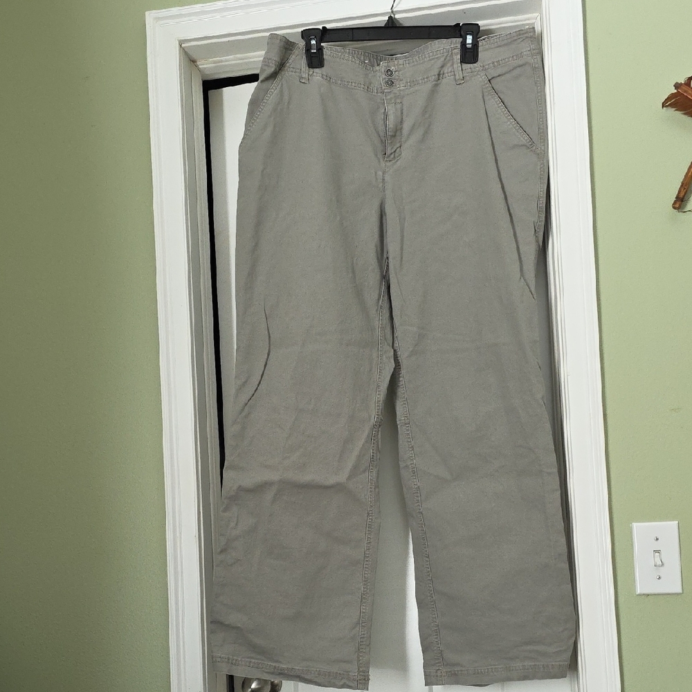Womens Columbia Hiking Pants Green Khaki